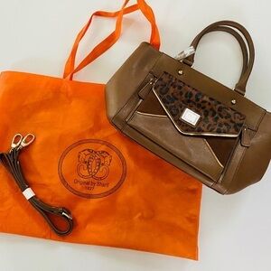 Sharif pony hair animal print bag/crossbody